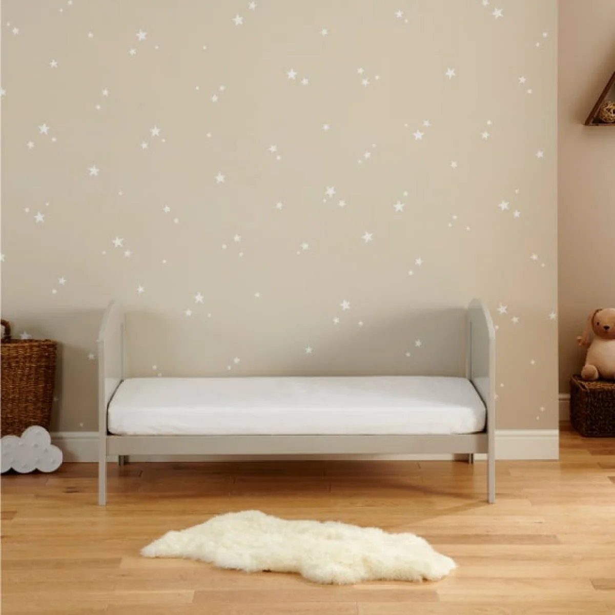 Return - Babymore Aston Cot Bed, Grey – image 4