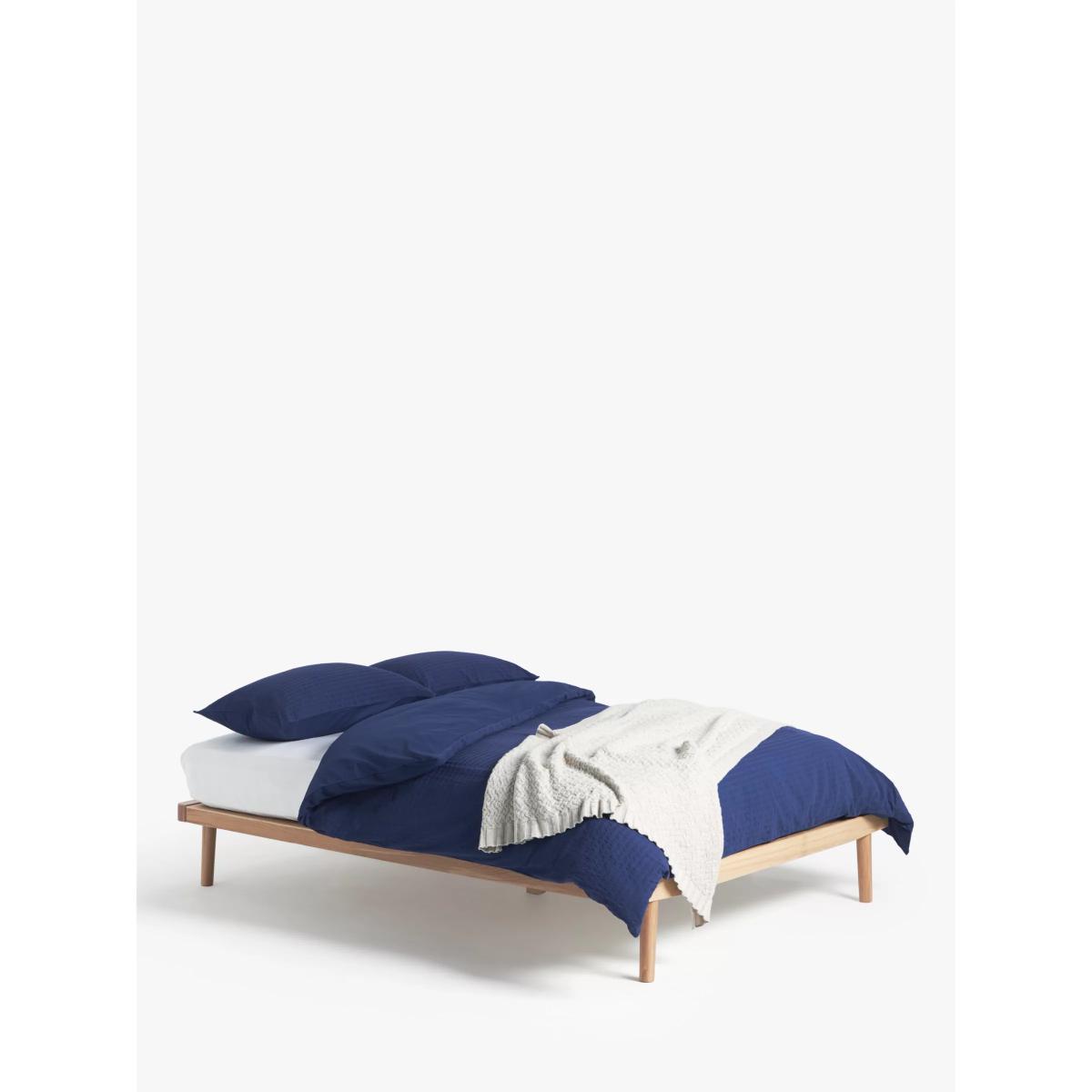 John Lewis & Partners Bow Platform Bed Frame, Double, Oak/Natural – image 2