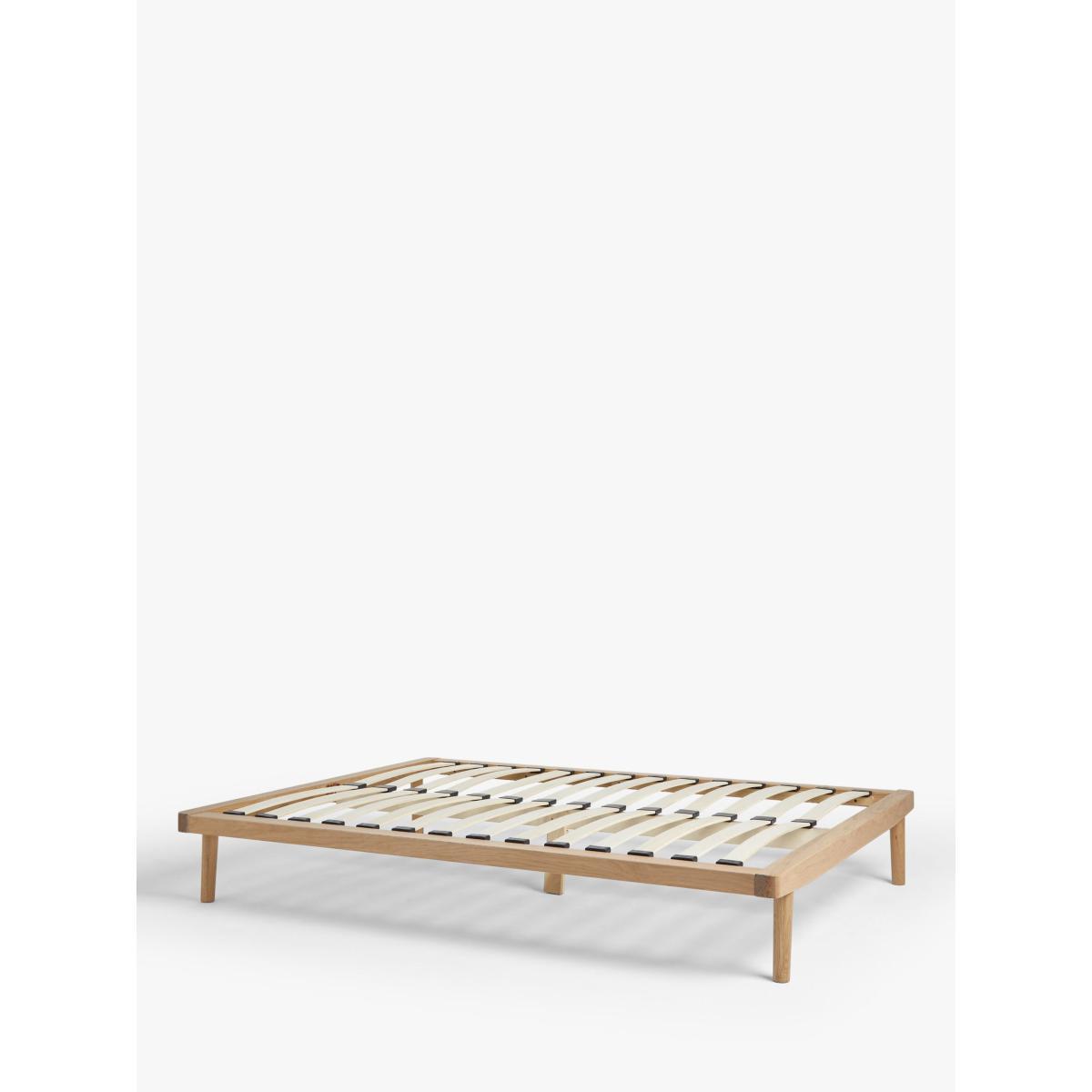 John Lewis & Partners Bow Platform Bed Frame, Double, Oak/Natural – image 3