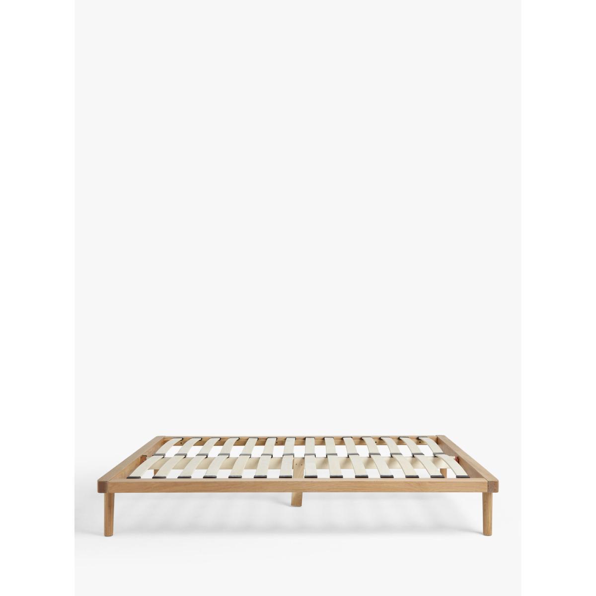 John Lewis & Partners Bow Platform Bed Frame, Double, Oak/Natural – image 4