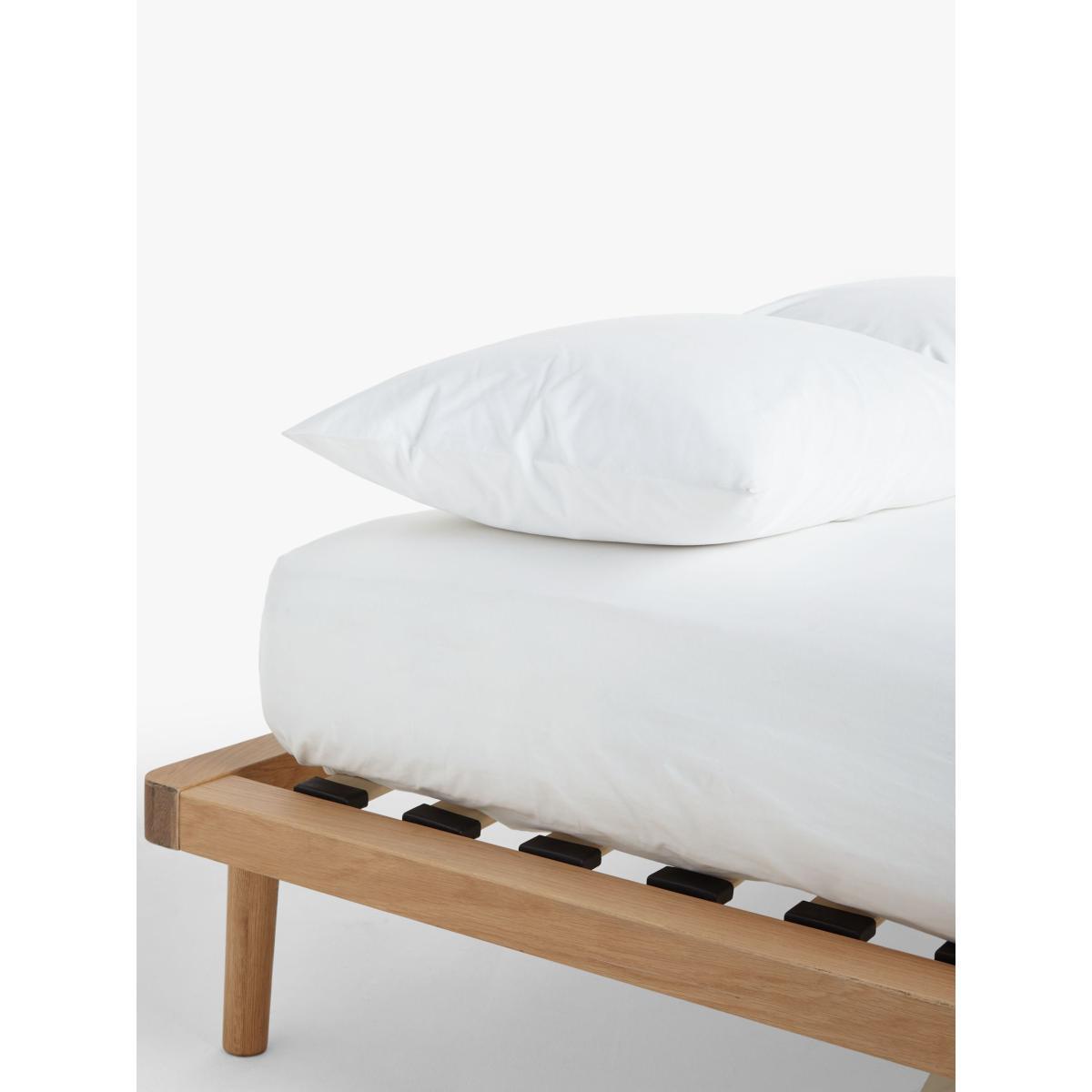 John Lewis & Partners Bow Platform Bed Frame, Double, Oak/Natural – image 5