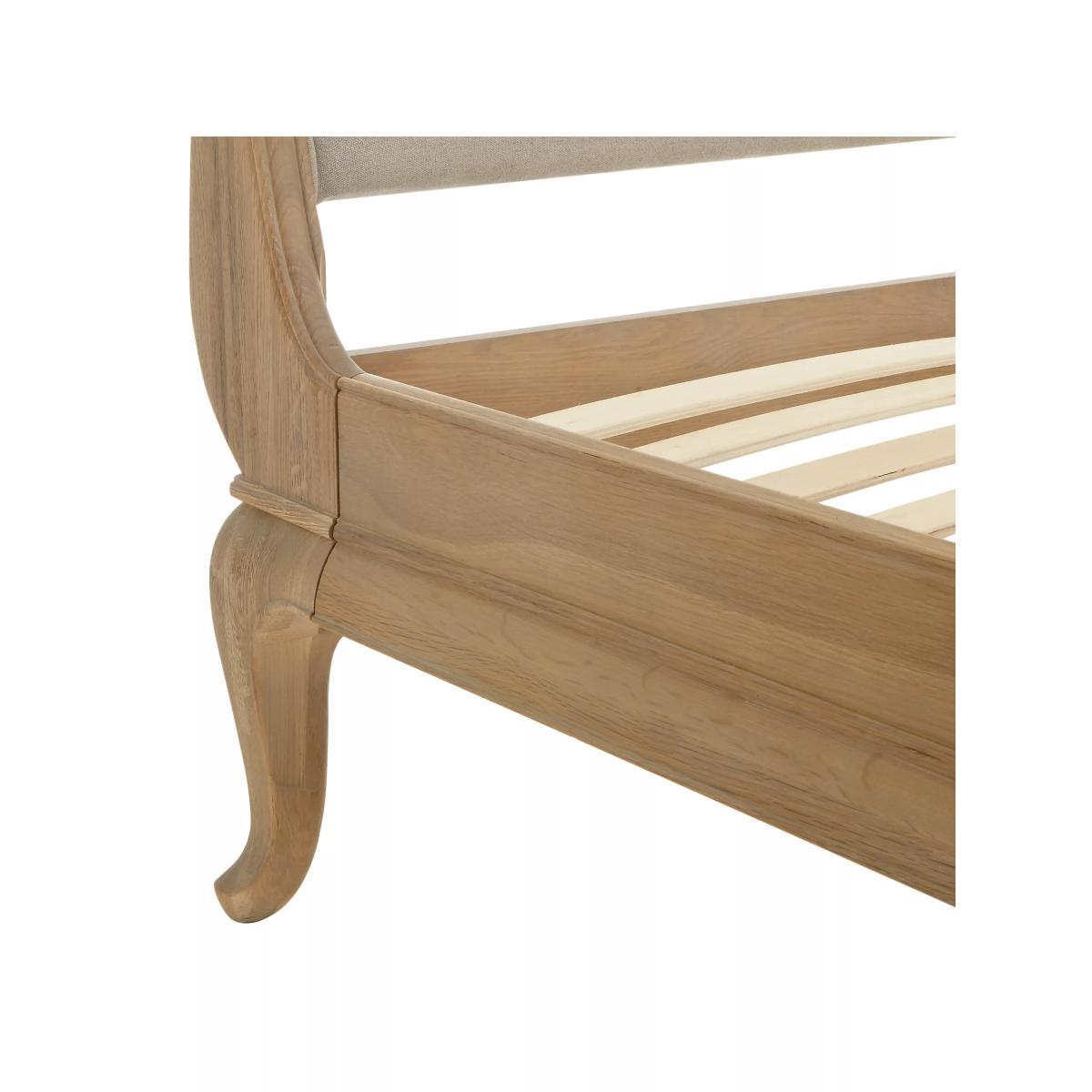 John Lewis & Partners Louis High End Sleigh Bed Frame, Double, Oak – image 5
