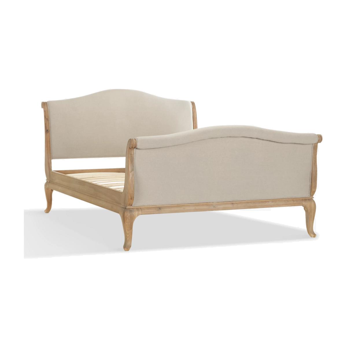 John Lewis & Partners Louis High End Sleigh Bed Frame, Double, Oak – image 1