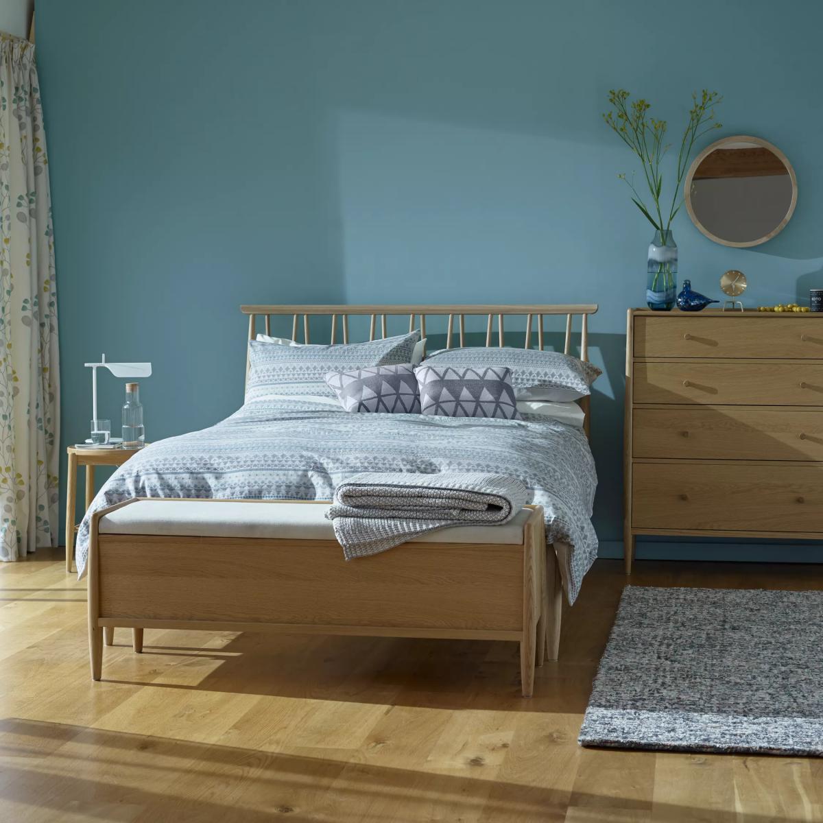 ercol for John Lewis Shalstone Bed Frame, Oak, King Size – image 7