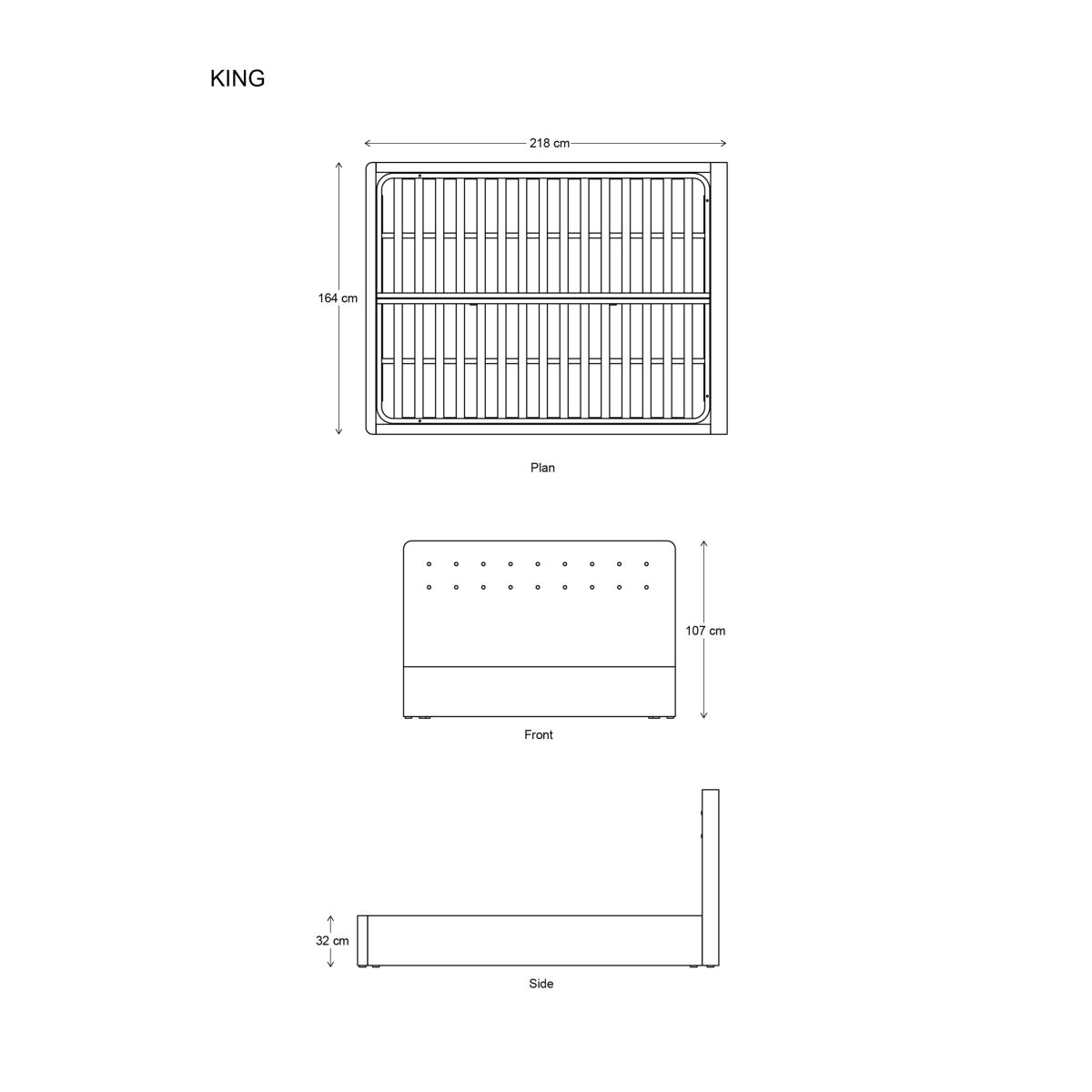 Swyft Bed 01 Upholstered Bed Frame, King Size – image 7