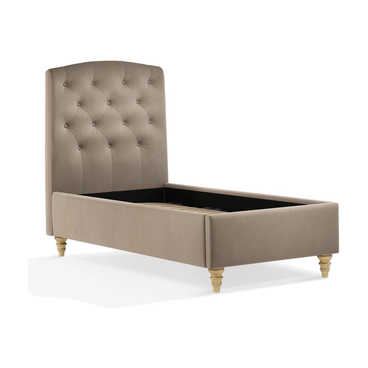John Lewis Rouen Child Compliant Upholstered Bed Frame, Single – image 1