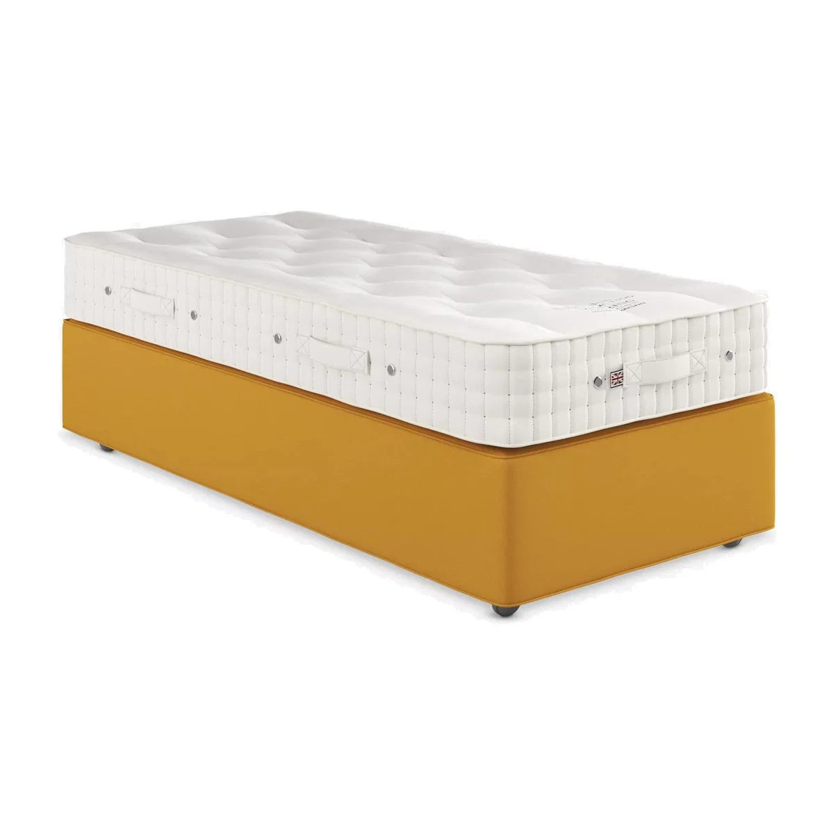 Vispring Fursdon Supreme 1500 Mattress and Premier Divan Base Set, Medium Tension, Extra Long Single, FSC Certified (Spruce)