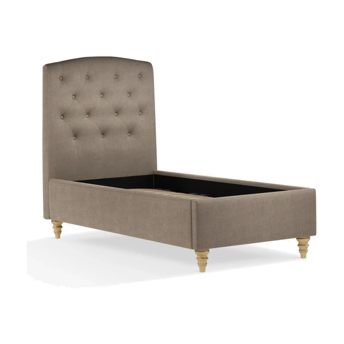 John Lewis & Partners Rouen Child Compliant Upholstered Bed Frame, Single – image 1