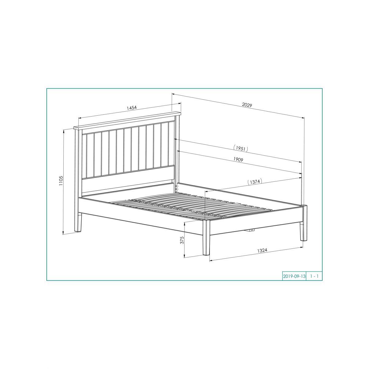 John Lewis & Partners St Ives Bed Frame, Double – image 5