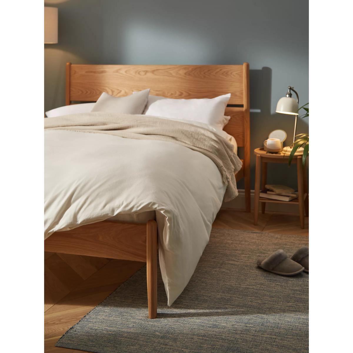 John Lewis Scandi Bed Frame, Double, Oak – image 4