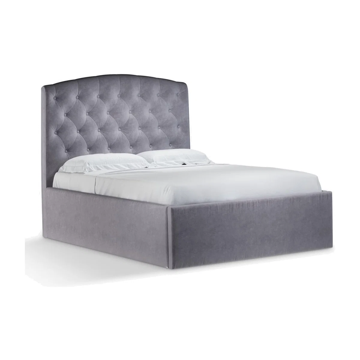 John Lewis & Partners Rouen Ottoman Storage Upholstered Bed Frame, Double – image 1