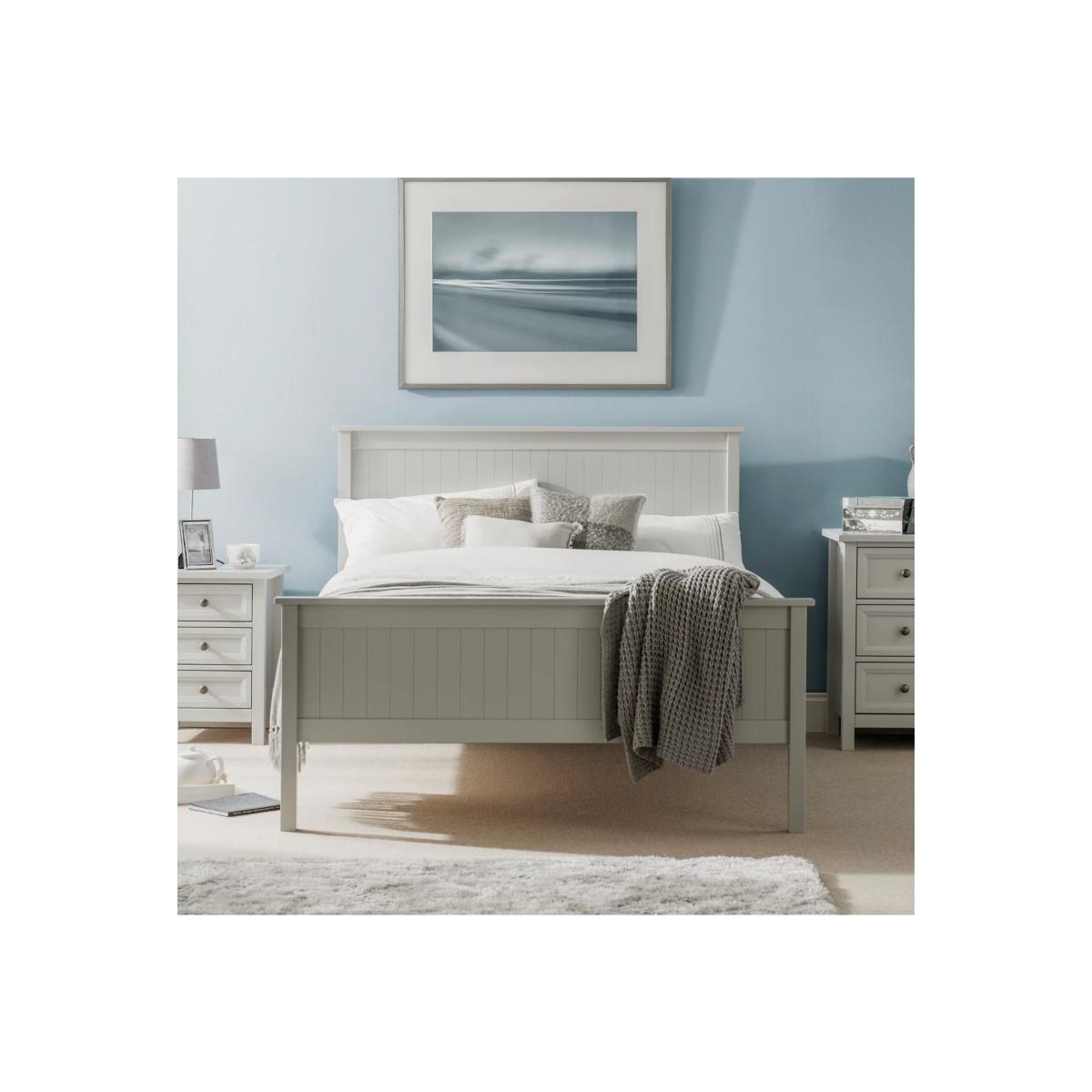 Julian Bowen Maine Bed Frame, Double, Grey – image 1