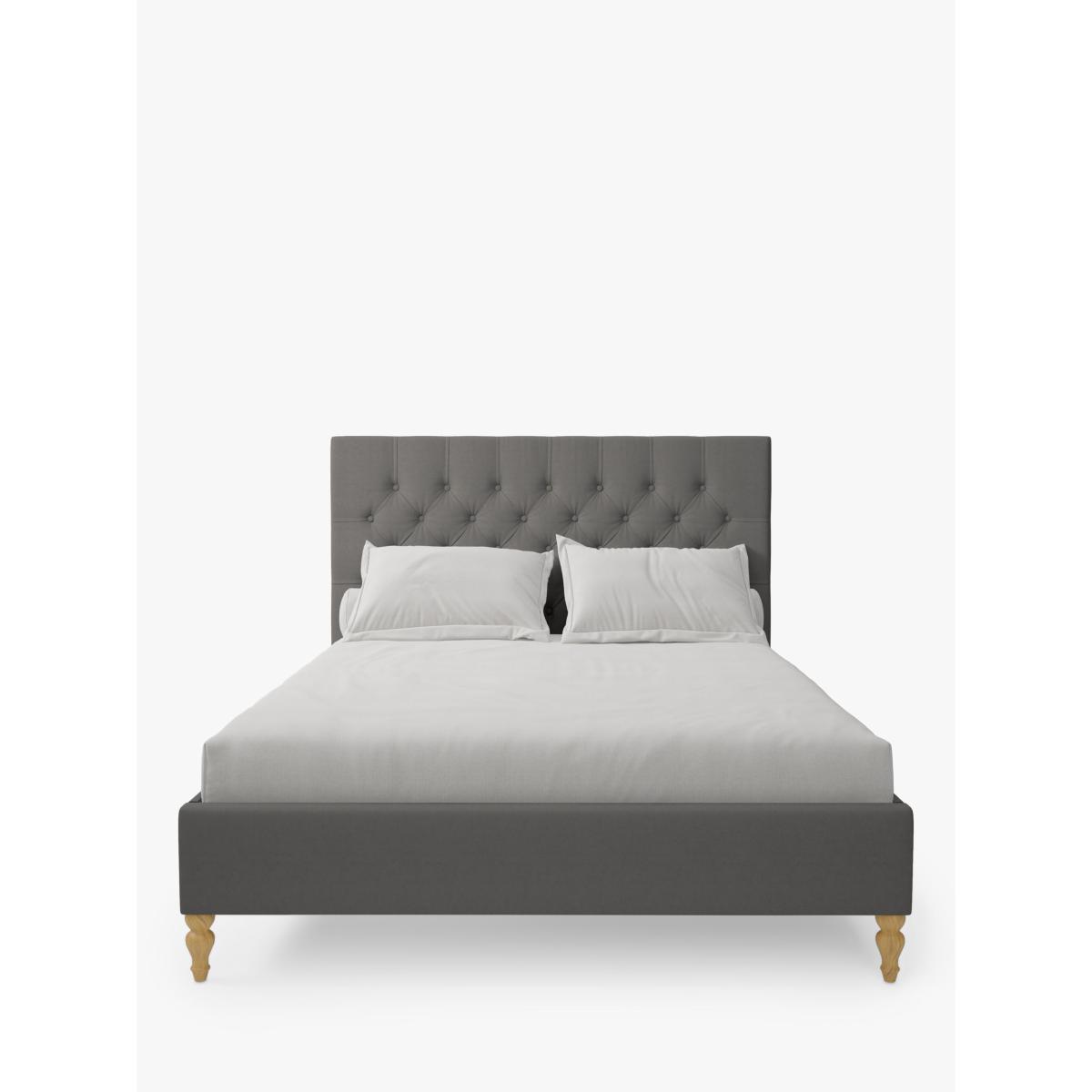 Koti Home Button Upholstered Bed Frame, King Size – image 2
