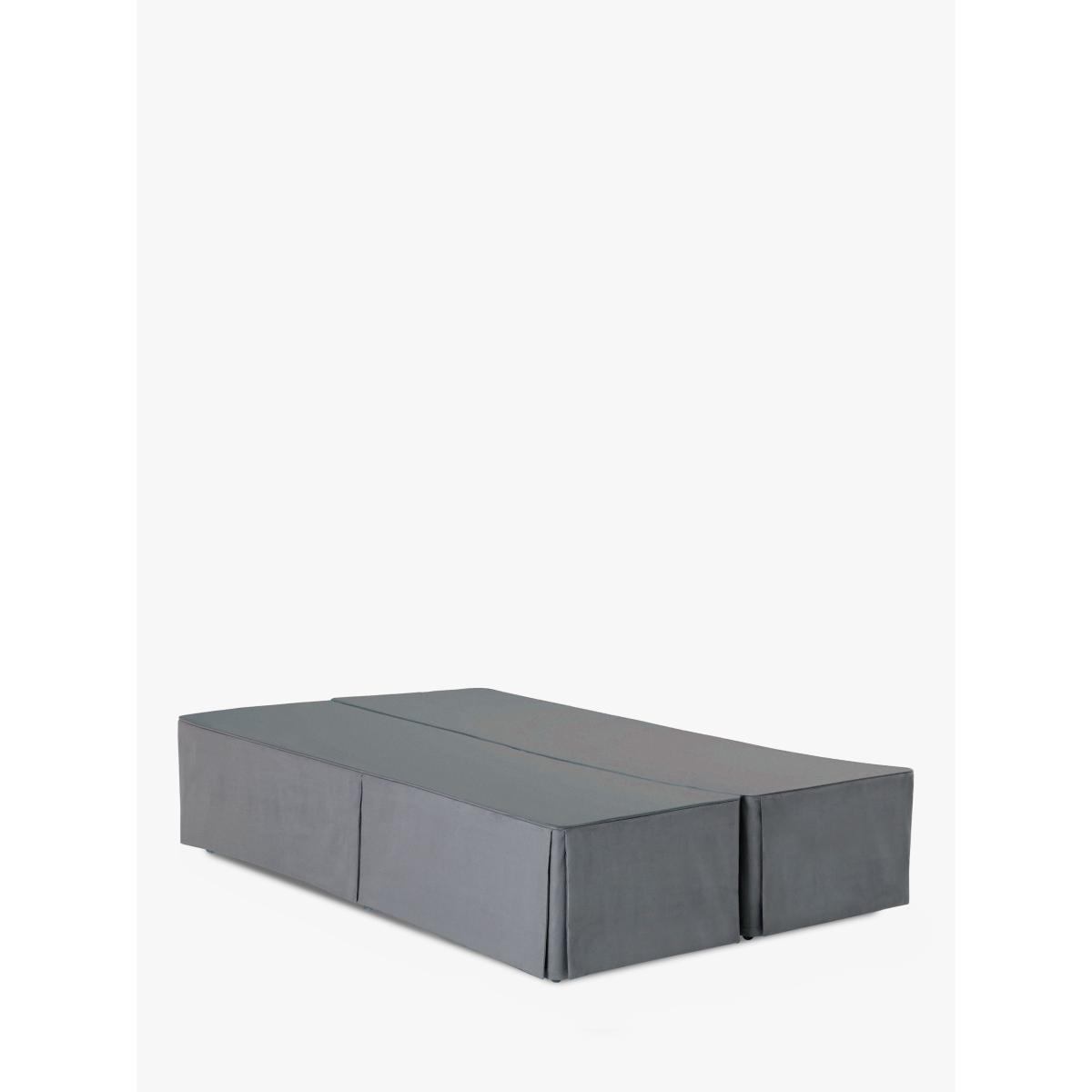 Hypnos Hideaway Storage Upholstered Divan Base, King Size, Imperio Grey – image 2