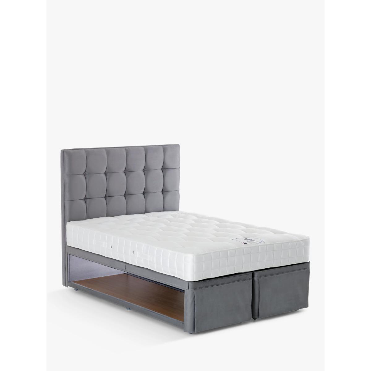 Hypnos Hideaway Storage Upholstered Divan Base, King Size, Imperio Grey – image 4