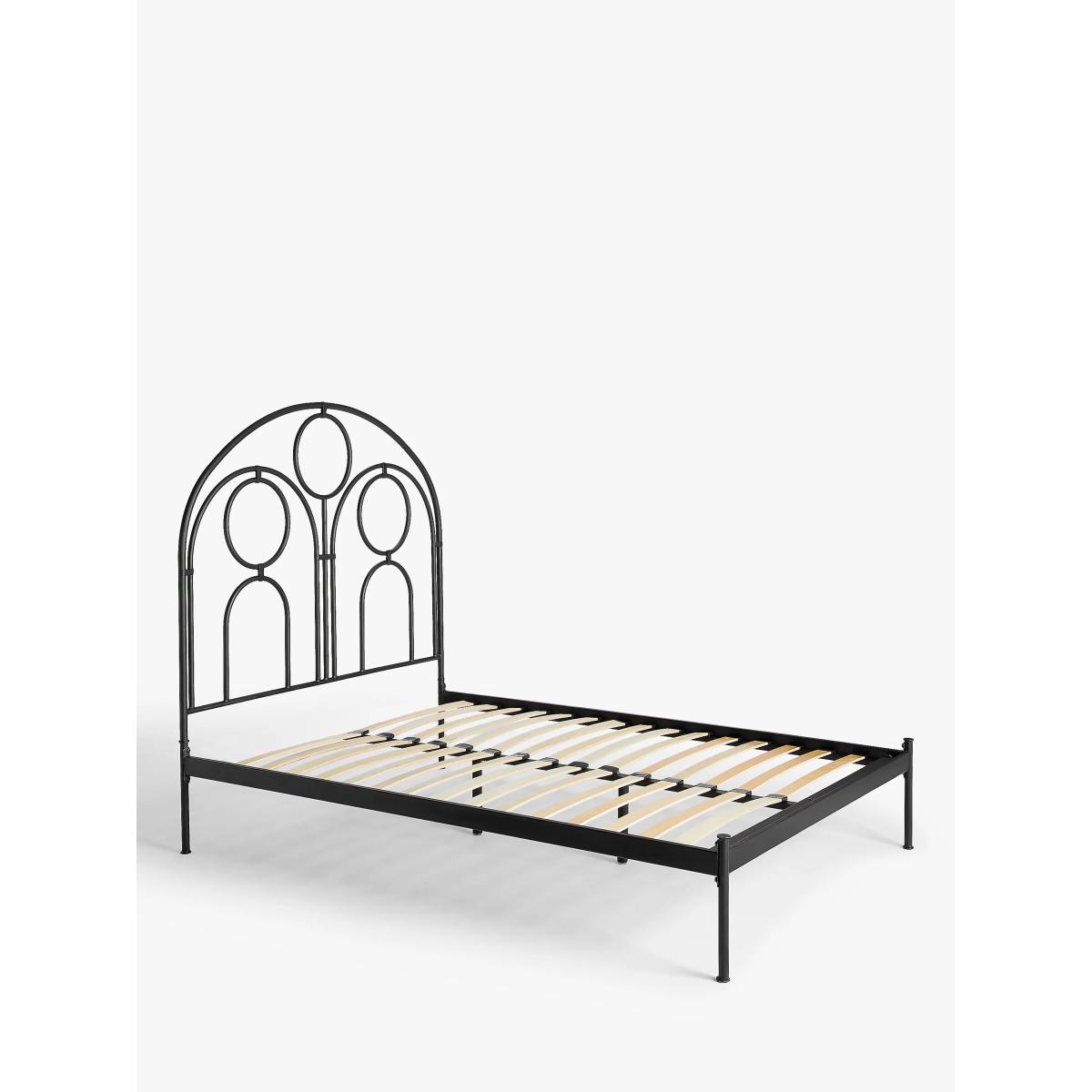 ANYDAY John Lewis & Partners Decorative Metal Bed Frame, Double, Black – image 2