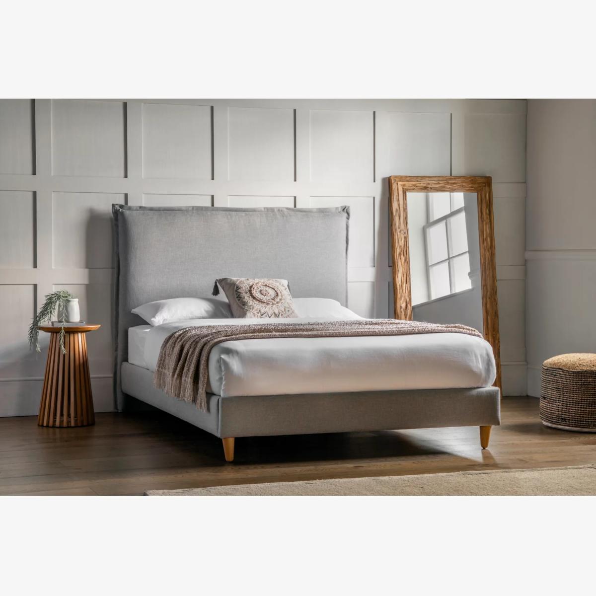 Gallery Direct Appledore Upholstered Bed Frame, King Size – image 1
