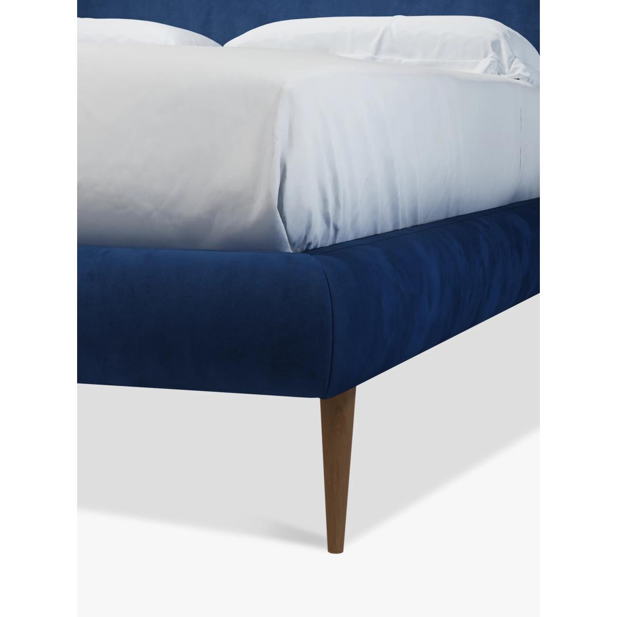 John Lewis Mid-Century Sweep Upholstered Bed Frame, Double – image 3