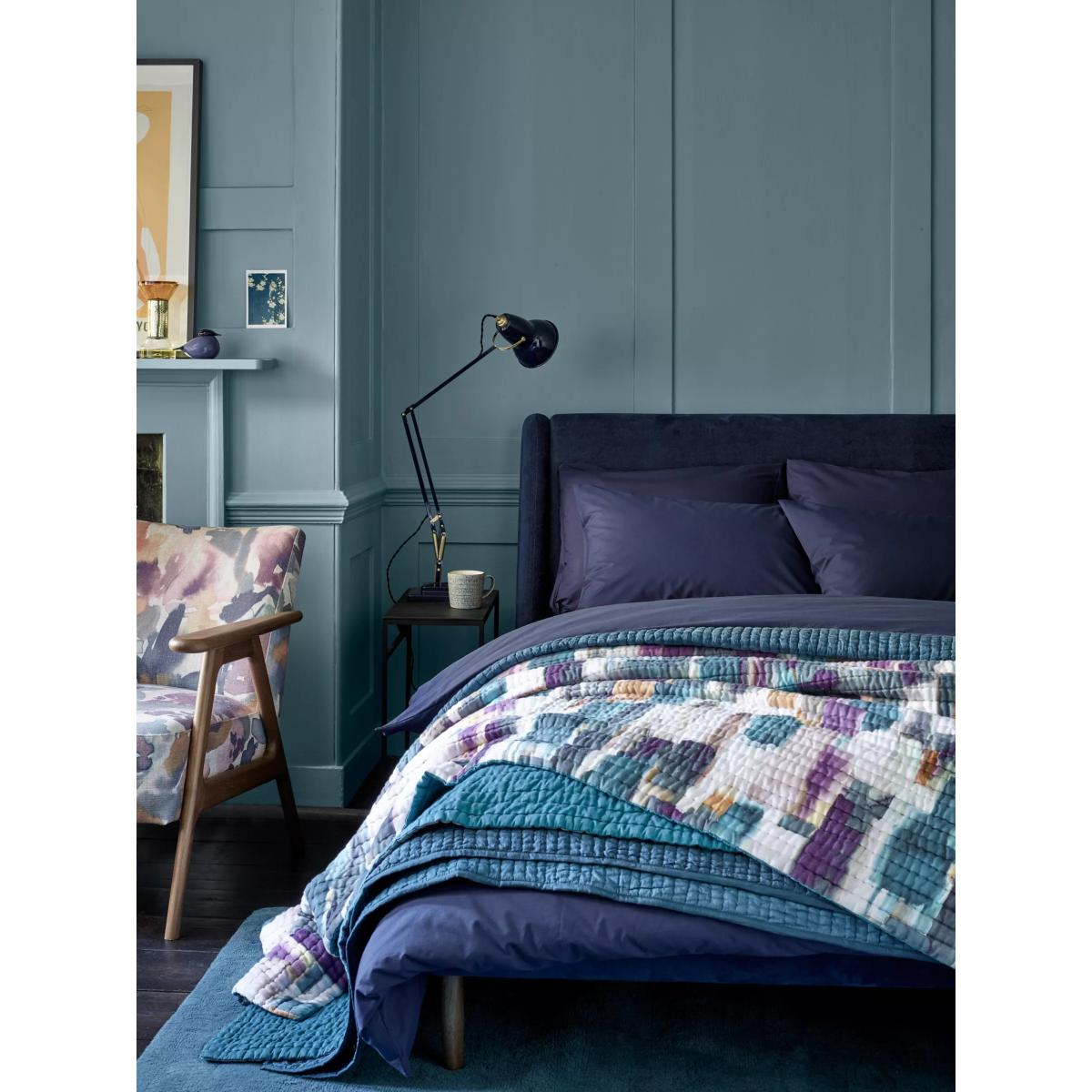 John Lewis Mid-Century Sweep Upholstered Bed Frame, Double – image 7