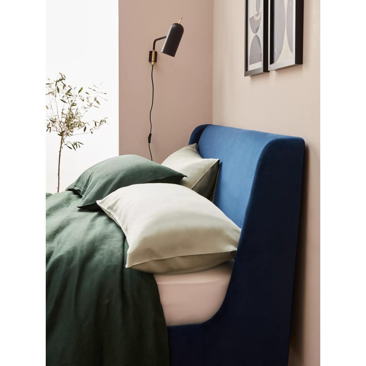 John Lewis Mid-Century Sweep Upholstered Bed Frame, Double – image 8