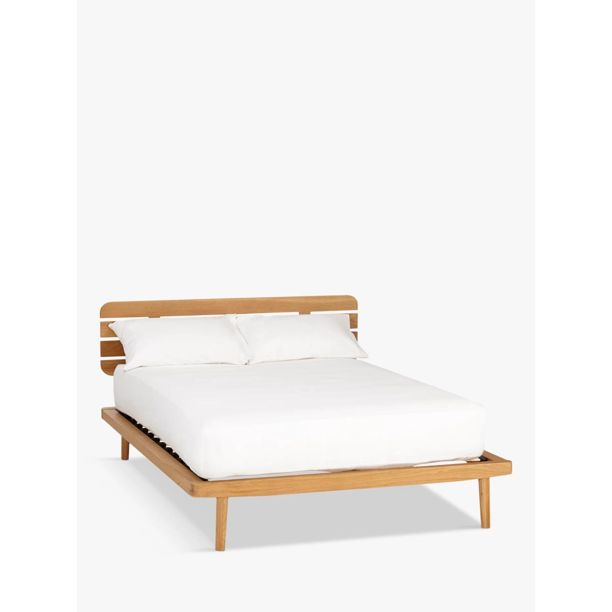 John Lewis & Partners Bow Slatted Headboard Bed Frame, Double – image 3