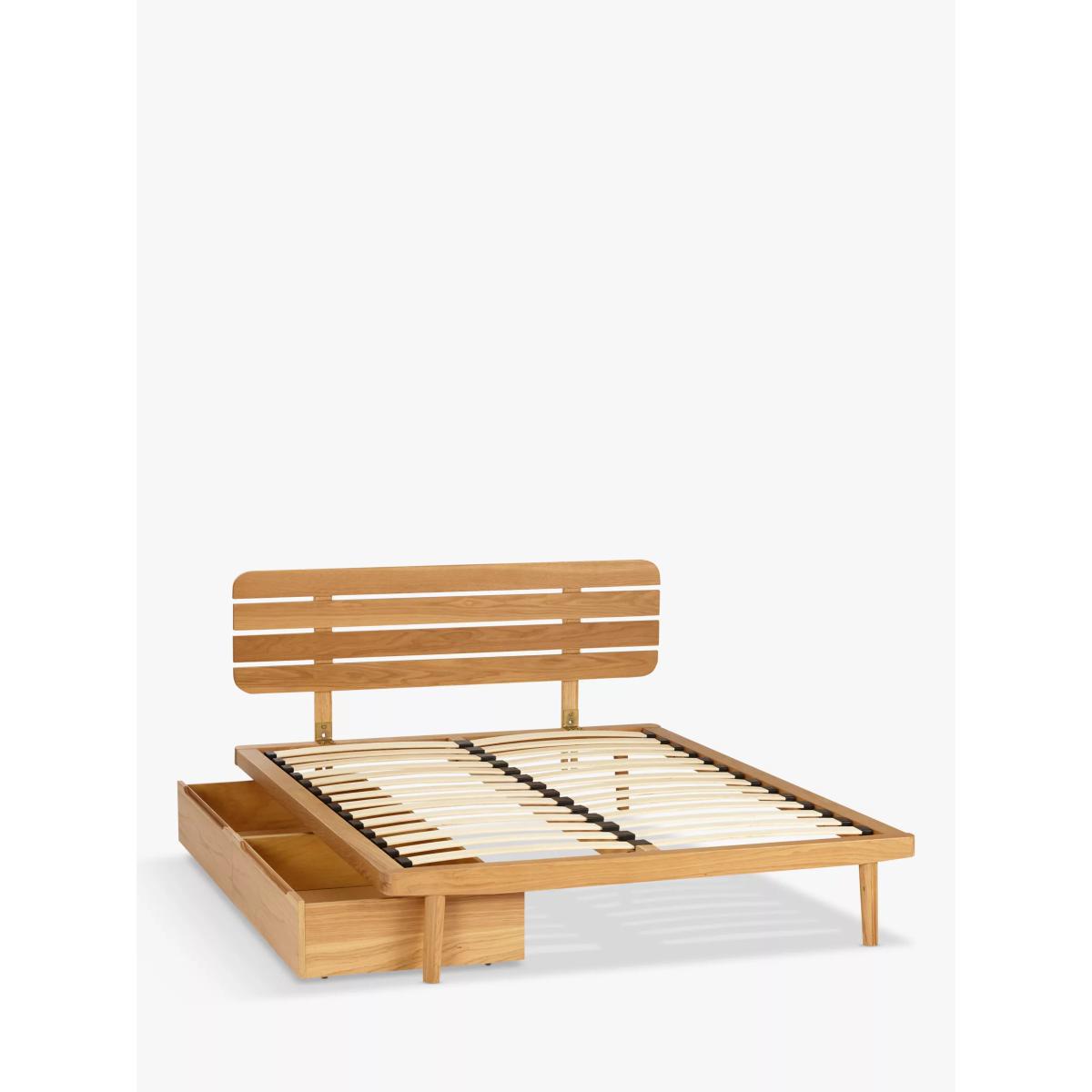 John Lewis & Partners Bow Slatted Headboard Bed Frame, Double – image 8