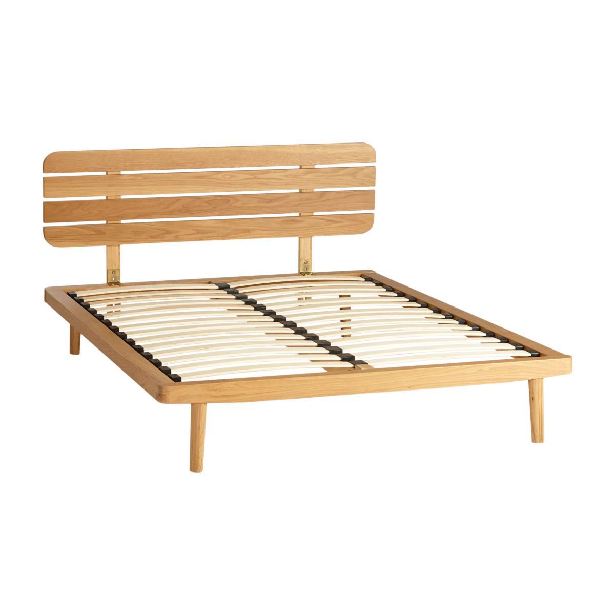 John Lewis & Partners Bow Slatted Headboard Bed Frame, Double – image 1