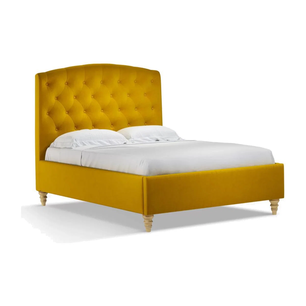John Lewis & Partners Rouen Upholstered Bed Frame, Double – image 1