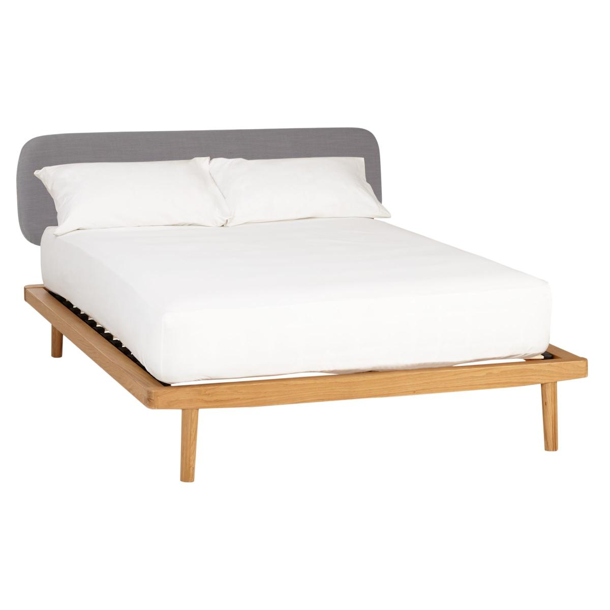 John Lewis Bow Upholstered Headboard Bed Frame, Double – image 3