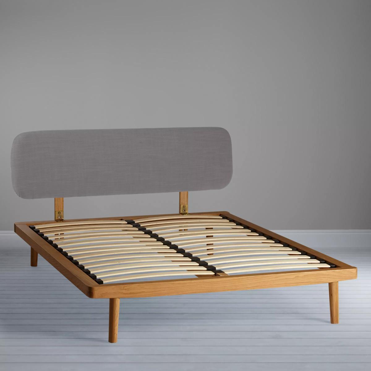 John Lewis Bow Upholstered Headboard Bed Frame, Double – image 4