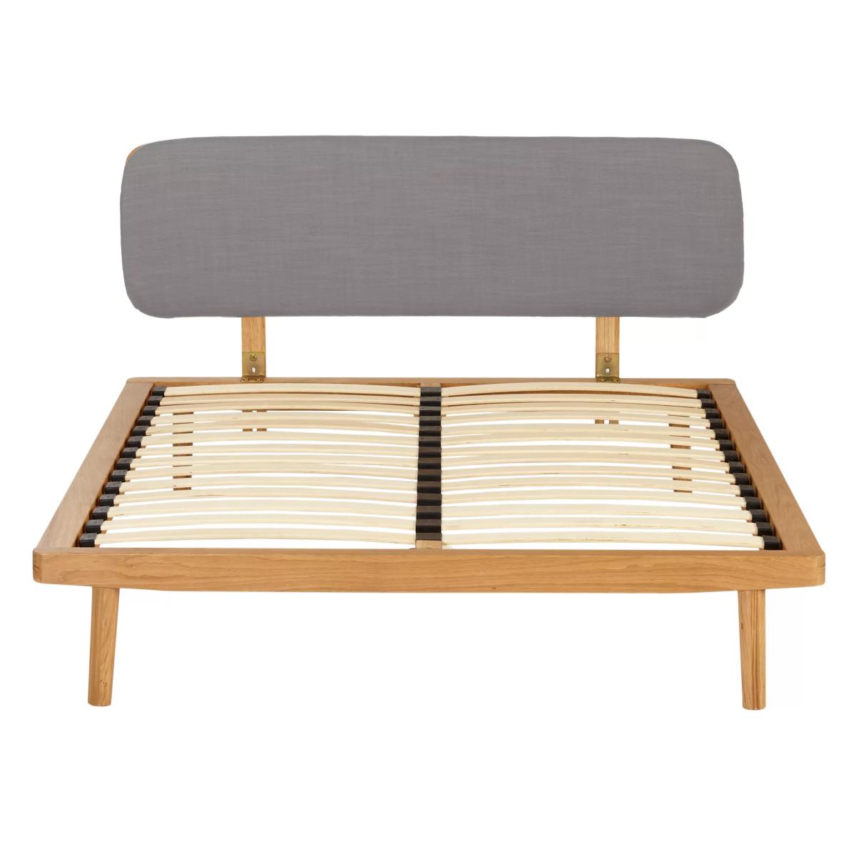 John Lewis Bow Upholstered Headboard Bed Frame, Double – image 5