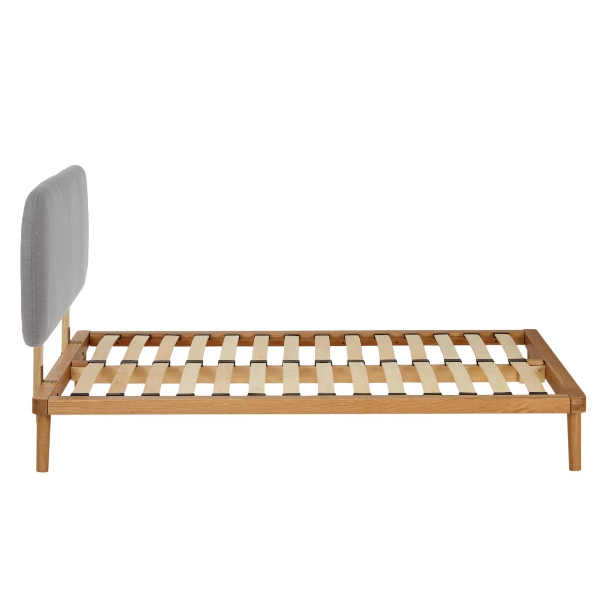 John Lewis Bow Upholstered Headboard Bed Frame, Double – image 7