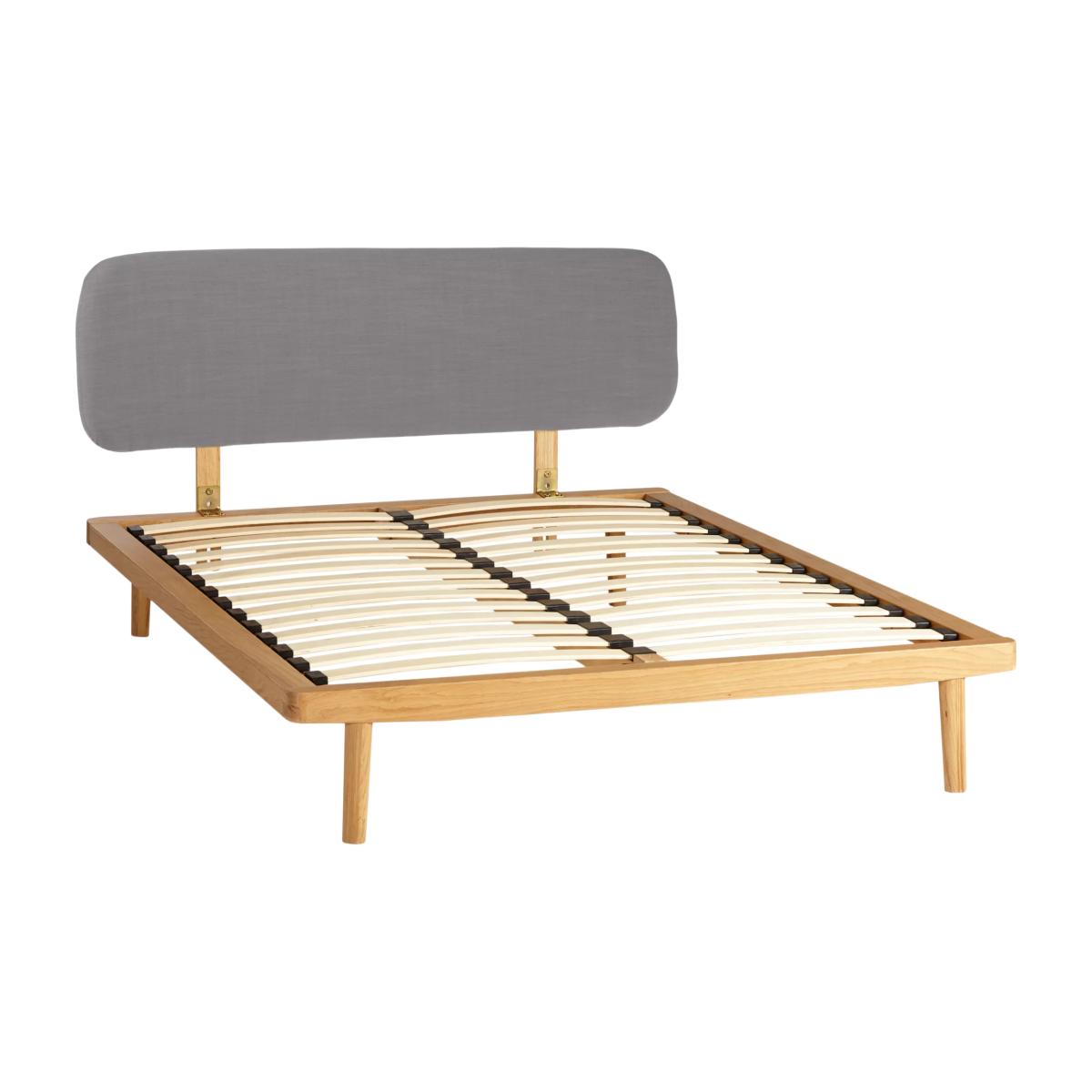 John Lewis Bow Upholstered Headboard Bed Frame, Double – image 1