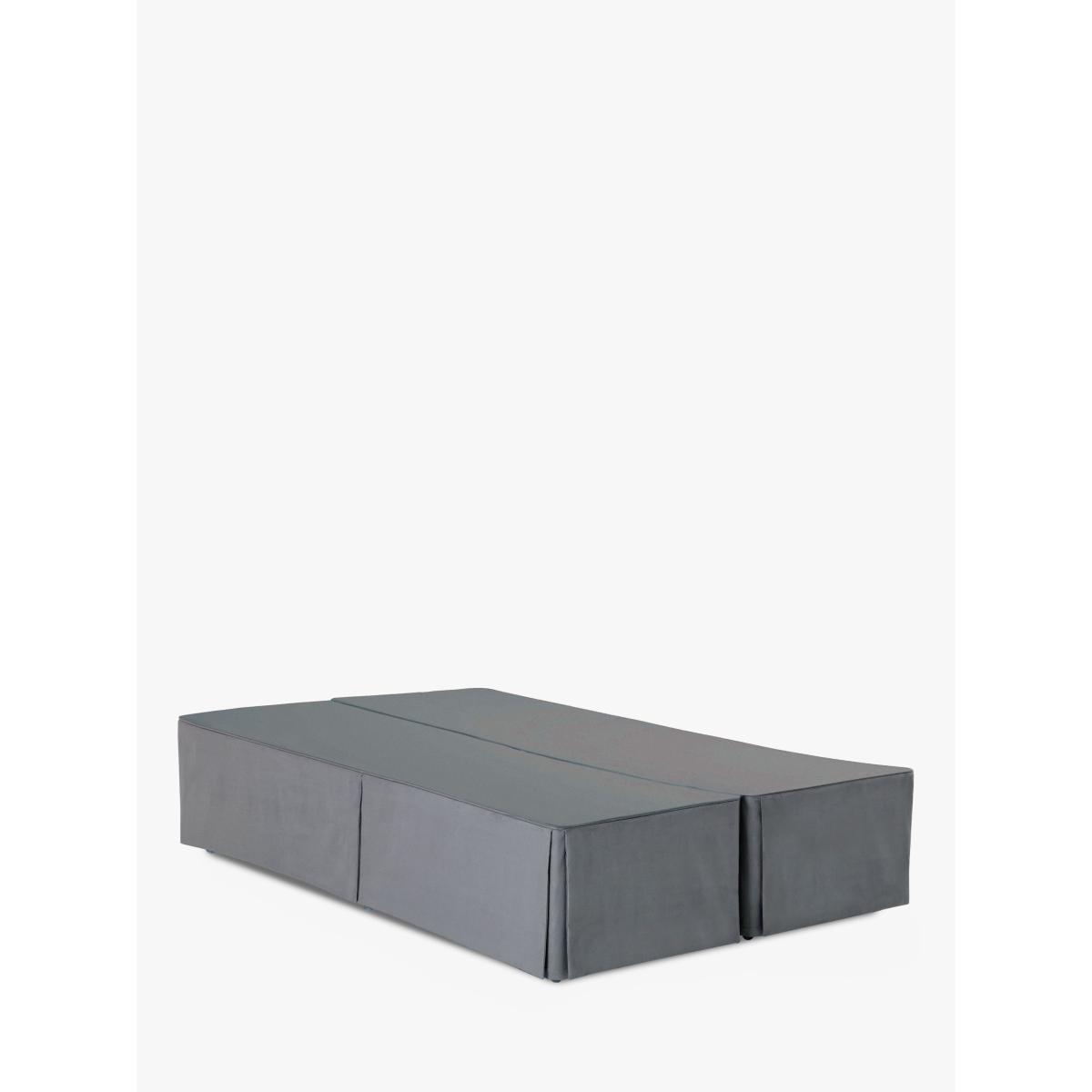 Hypnos Hideaway Storage Upholstered Divan Base, Double, Imperio Grey – image 2