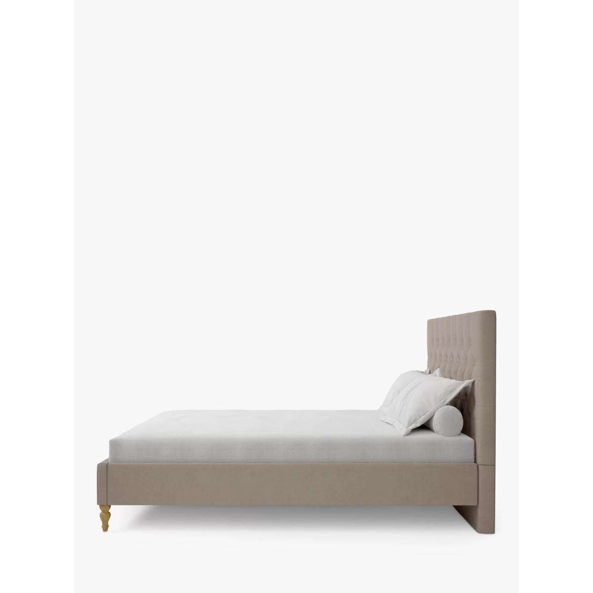 Koti Home Button Upholstered Bed Frame, Double – image 3