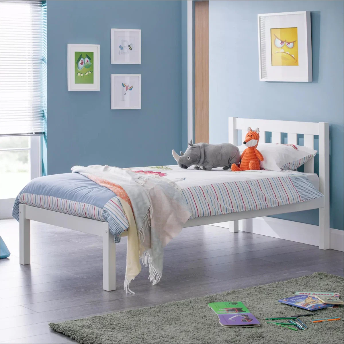 Julian Bowen Lauren Pine Wood Bedframe, Single – image 1
