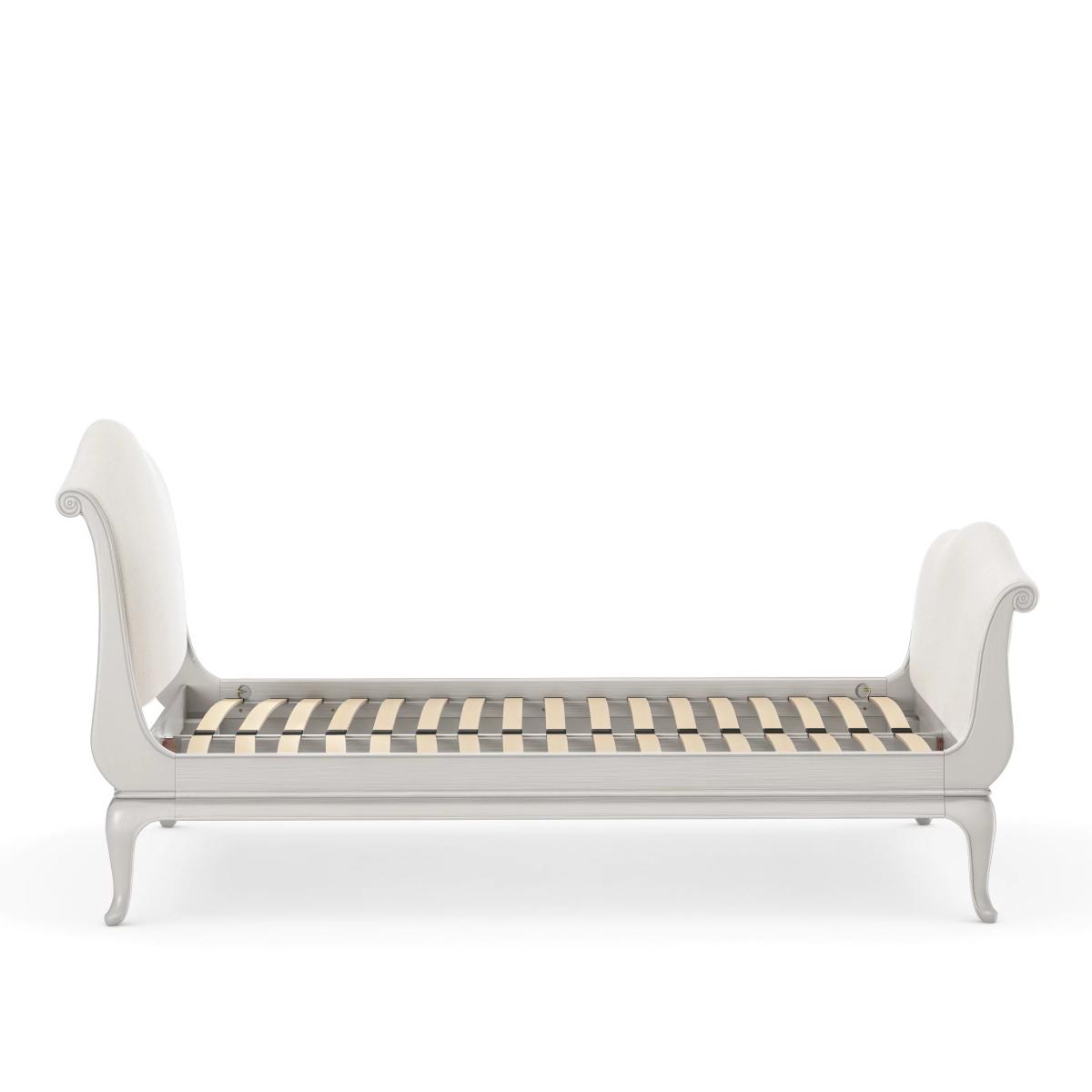 John Lewis Louis High End Sleigh Bed Frame, King Size, Grey – image 2