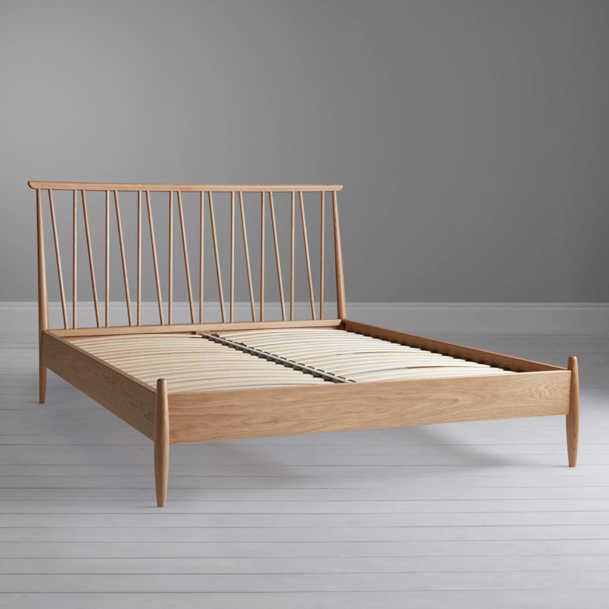 ercol for John Lewis Shalstone Bed Frame, Oak, Double – image 2