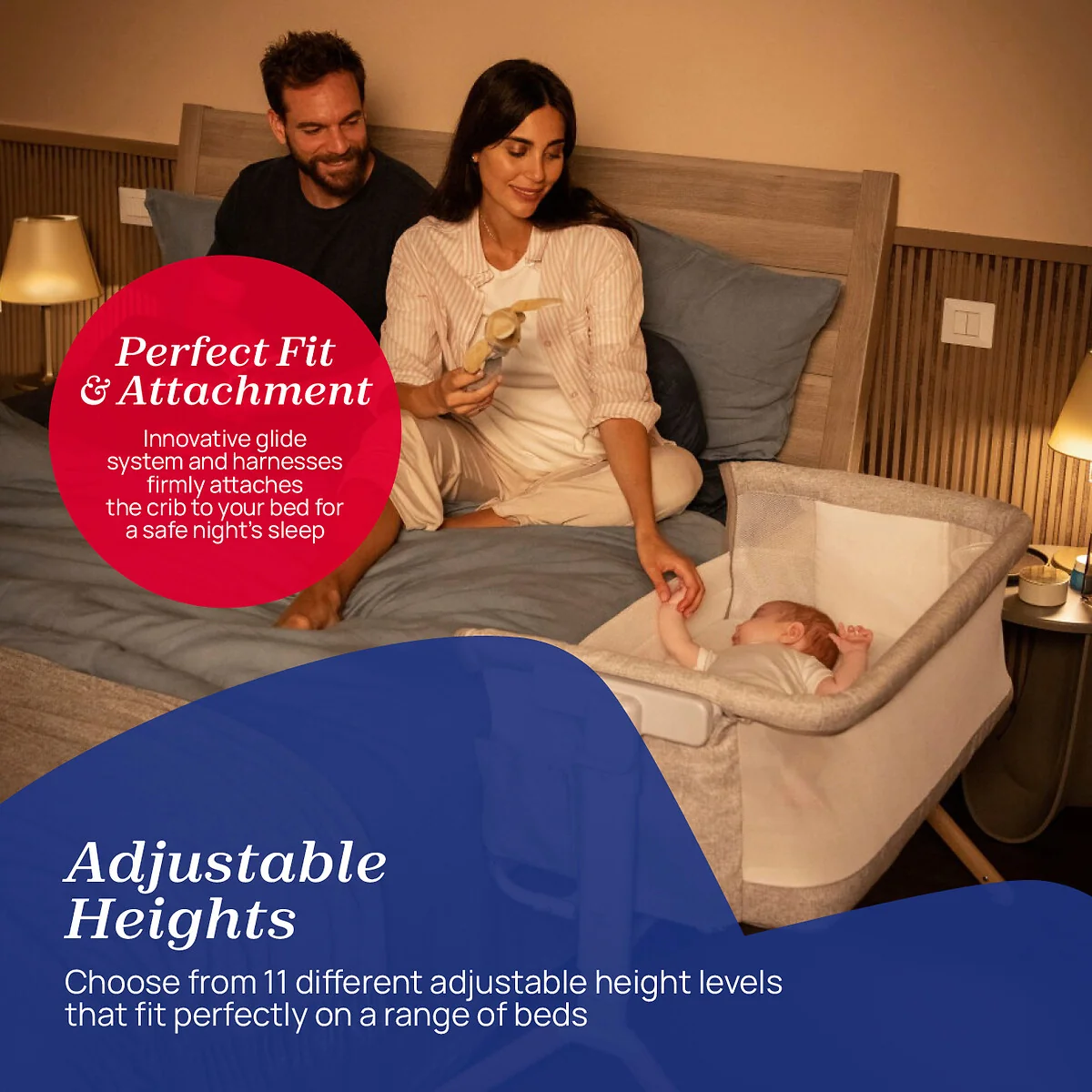 Next2Me Armonia Bedside Crib – image 5