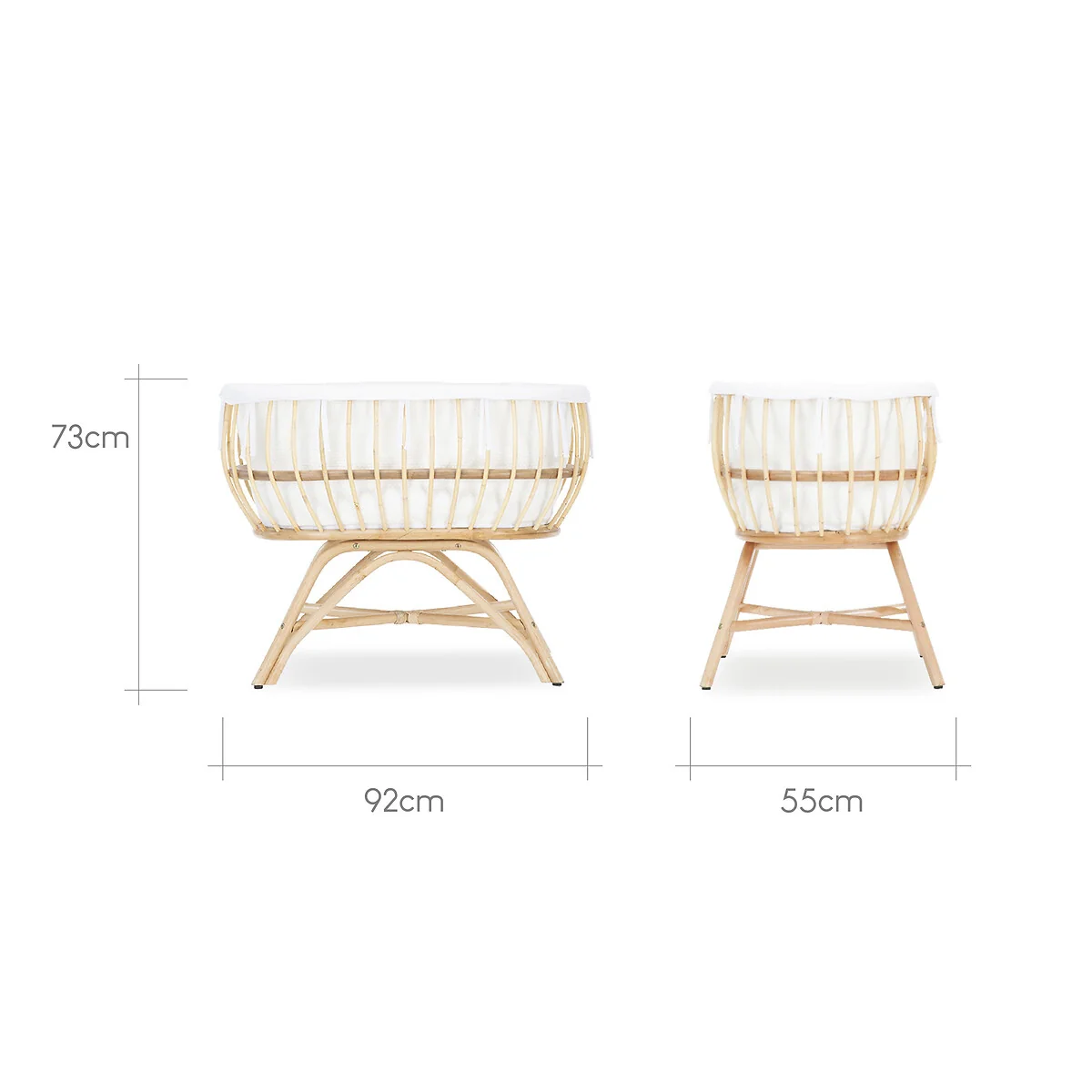 Aria Rattan Crib – image 5