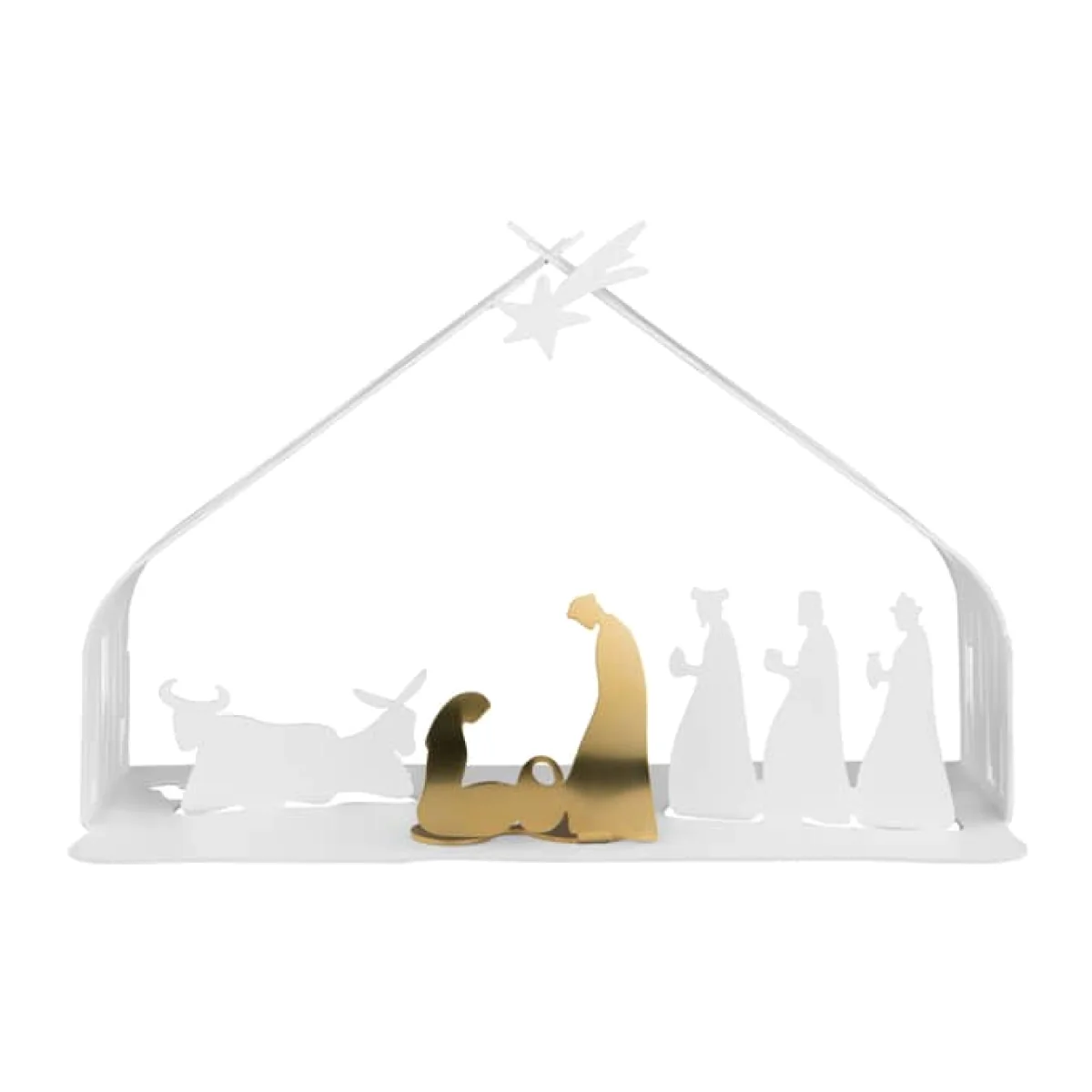 Bark Crib Crib - / H 10 cm by Alessi White – image 1