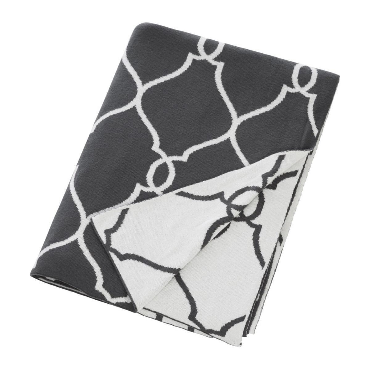 Luxe - Diamond Print Throw - 130x170cm - Grey – image 3
