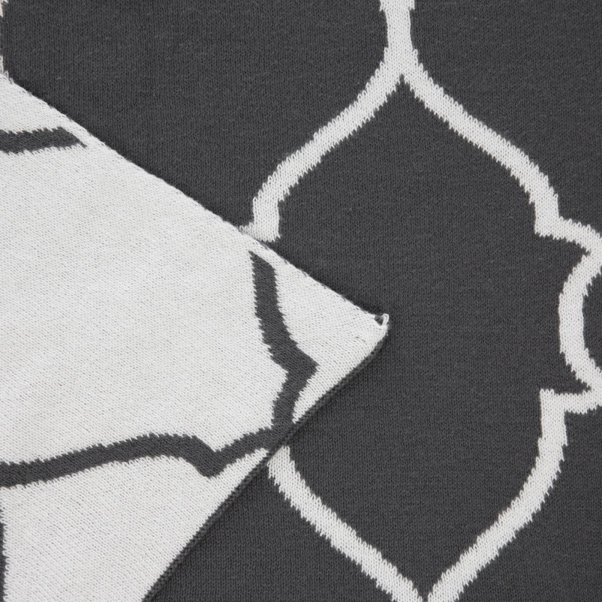 Luxe - Diamond Print Throw - 130x170cm - Grey – image 5