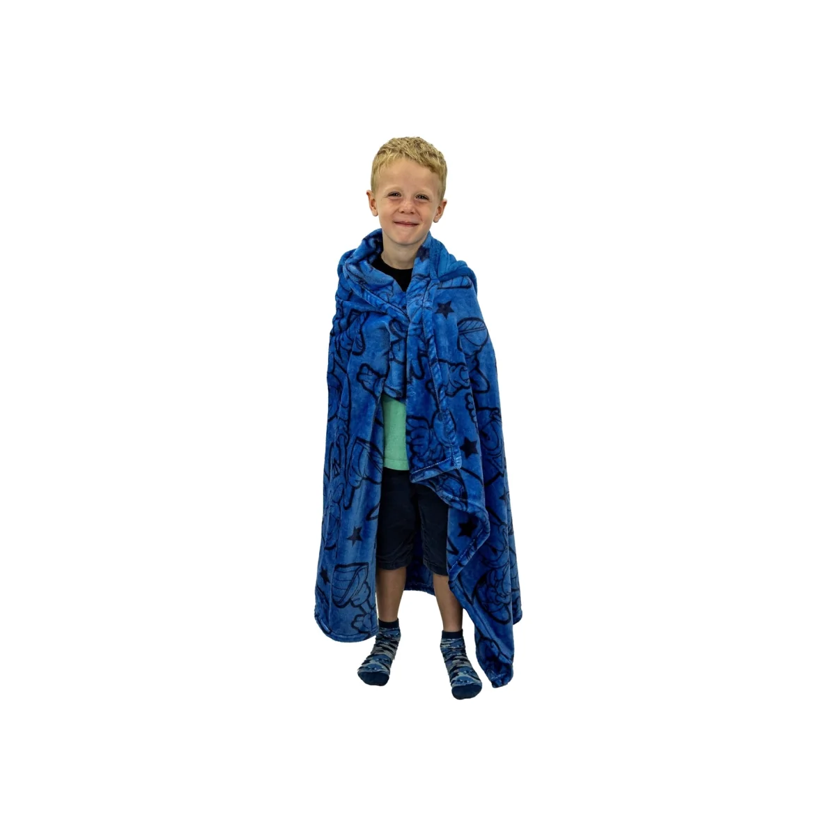Hood Black Blanket – image 1