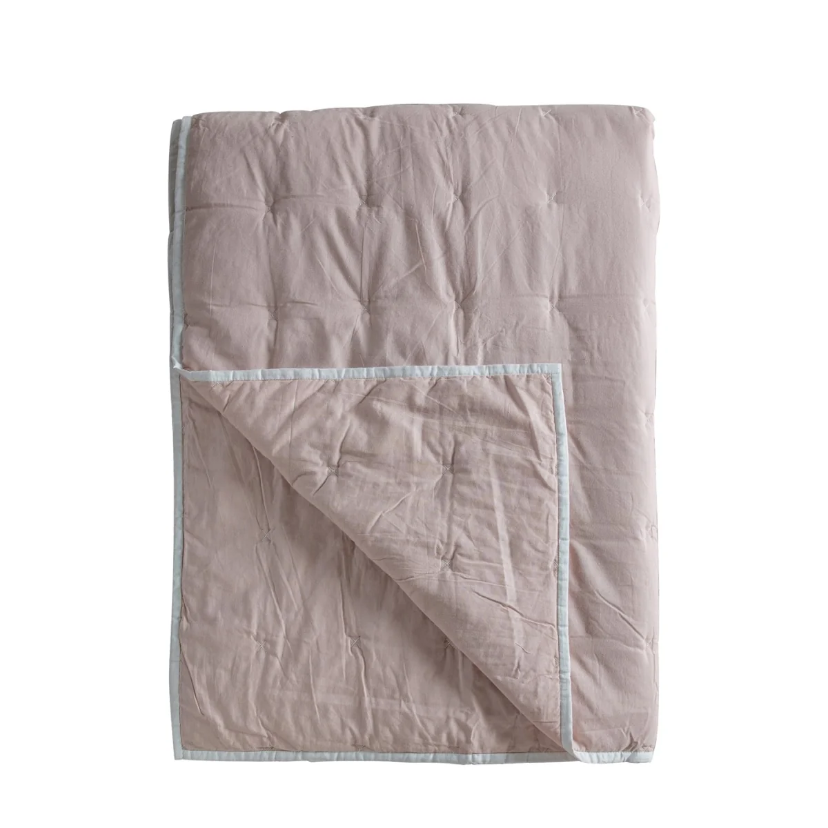 Cotton Stitch Bedspread White Blush – image 4
