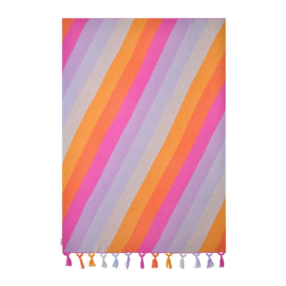 Olivia Rubin - Prism Stripe Throw - Multi - 180x120cm – image 2