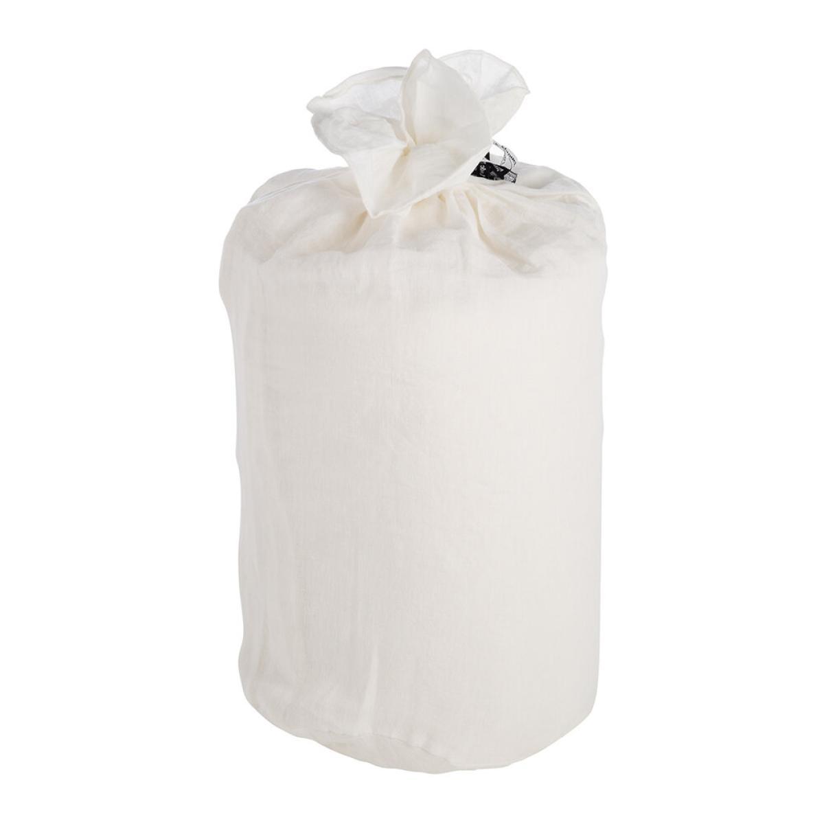 Lo De Manuela - Pure Washed Linen Bedspread - 270x230cm - Ivory – image 4