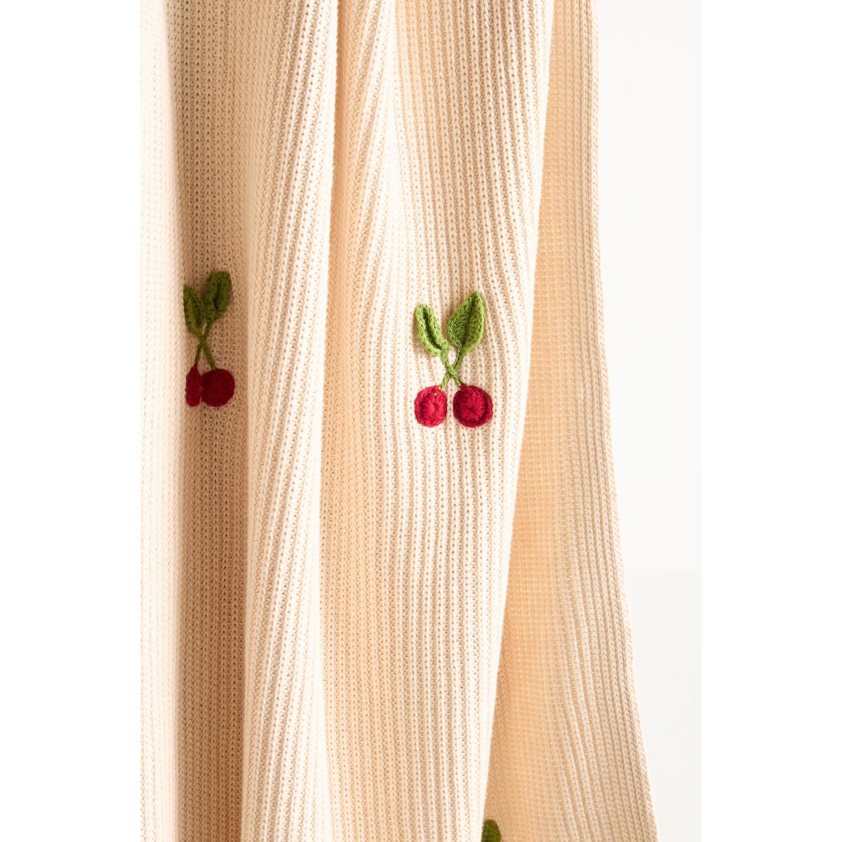Icon Cotton Crochet Throw Blanket – image 2