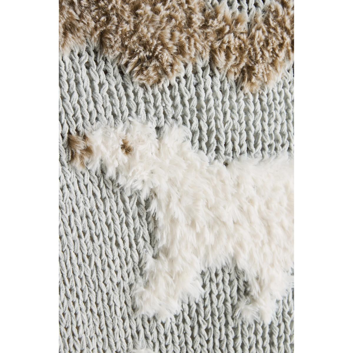 Knit Eyelash Throw Blanket – image 2