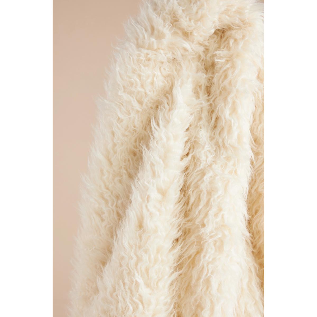 Faux Shearling Throw Blanket – image 2